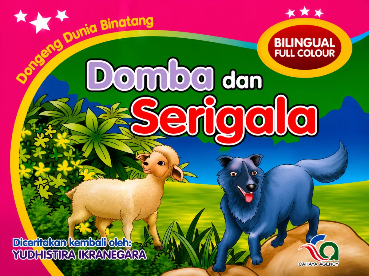 Kumpulan Buku Cerita Dogeng Anak Dunia Binatang Bilingual Full Colour
