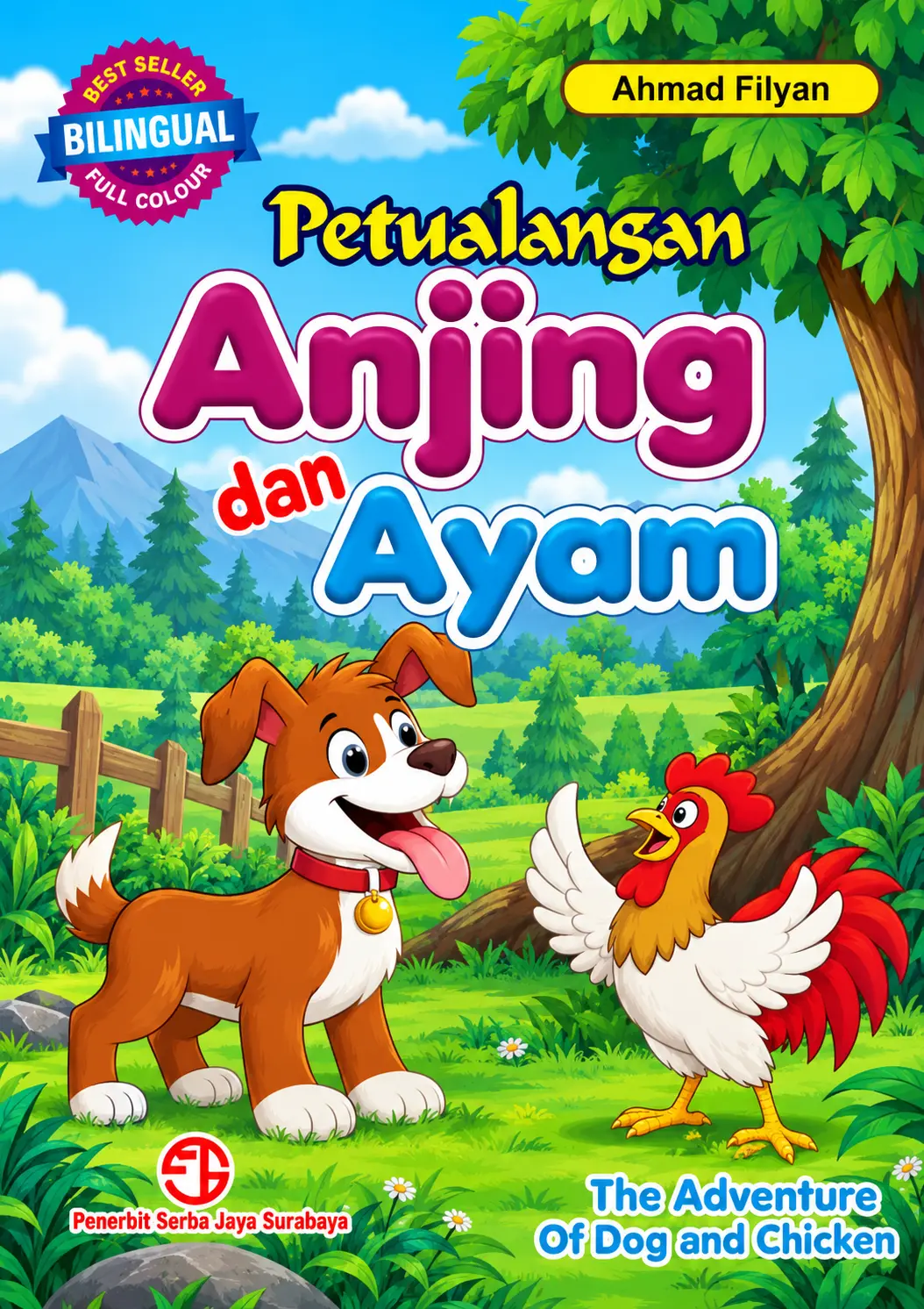 Buku Dongeng Seri Fabel Dunia Binatang | Bilingual Inggris - Indonesia