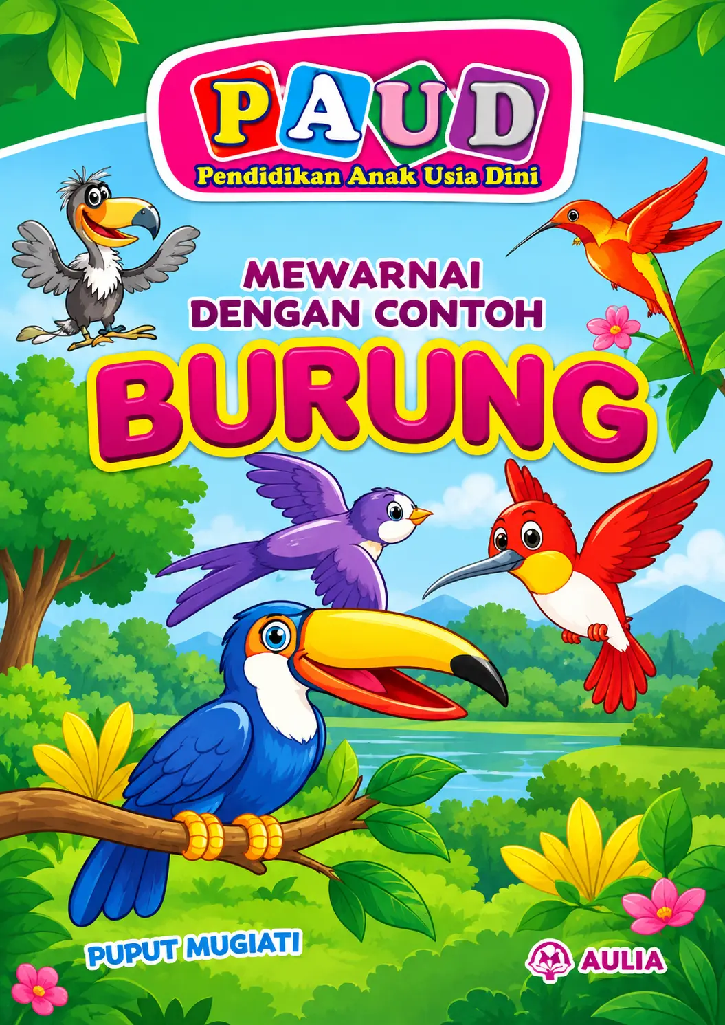 Buku Anak PAUD | Seri Mewarnai dan Pengenalan