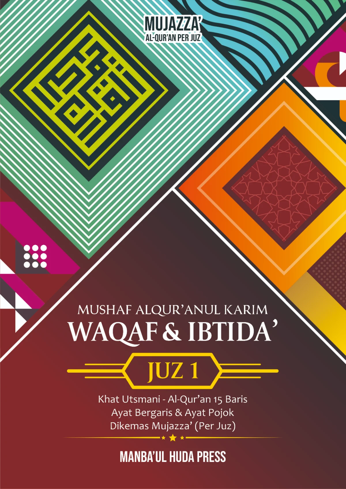 AL QURAN PER JUZ Dilengkapi Waqaf & Ibtida - Cover Milenial | Rasm Utsmani - Bisa Milih Juz