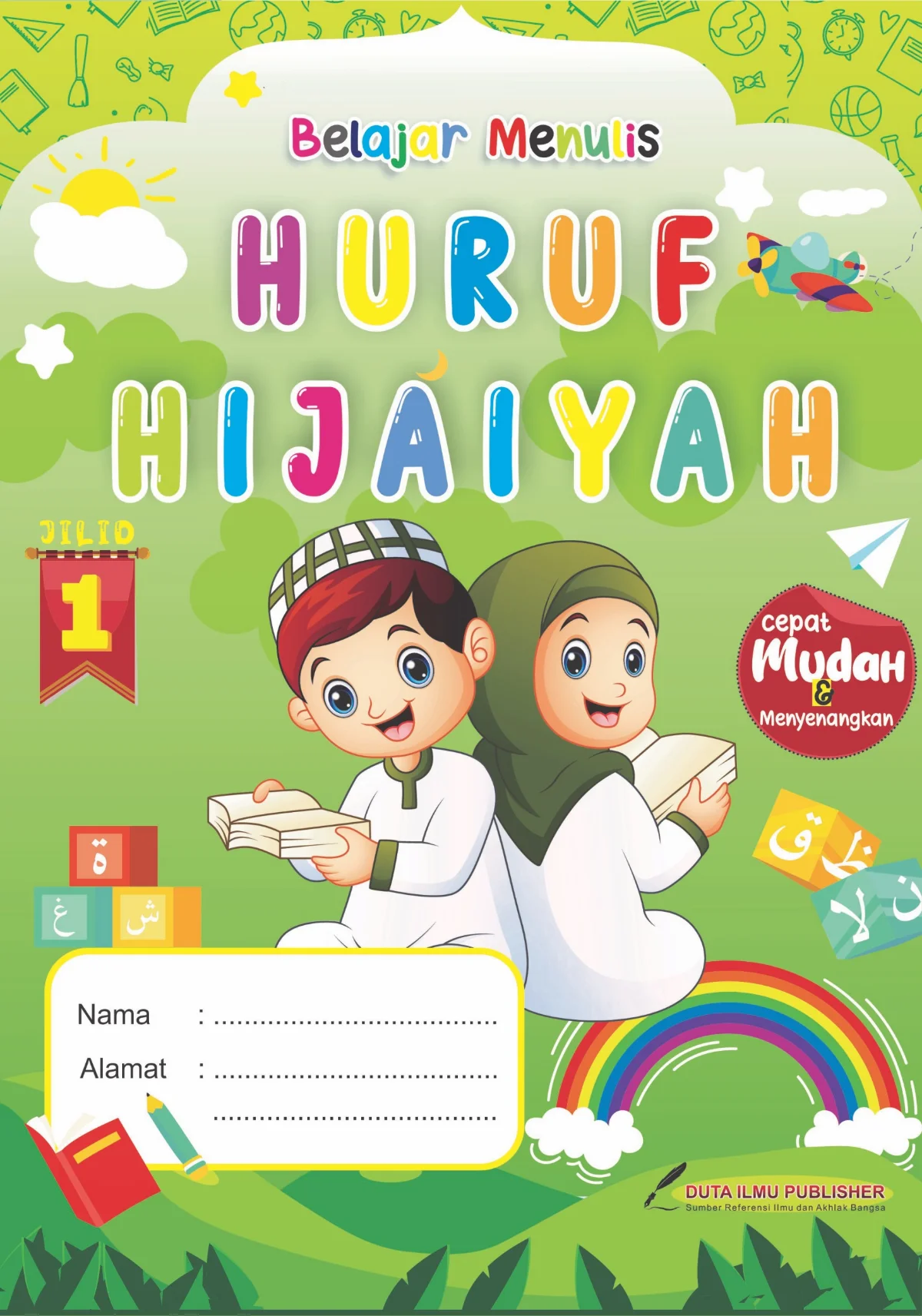 Belajar Menulis Huruf Hijaiyah - Pendukung Belajar Santri TPQ/A